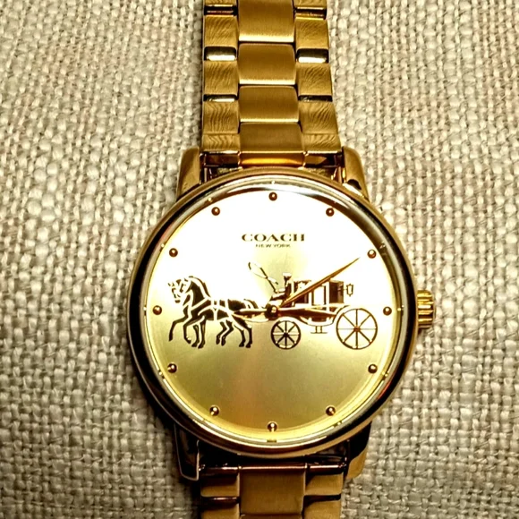 Coach | Accessories | Coach Ladies Perry Goldtone Horse  display picture 1